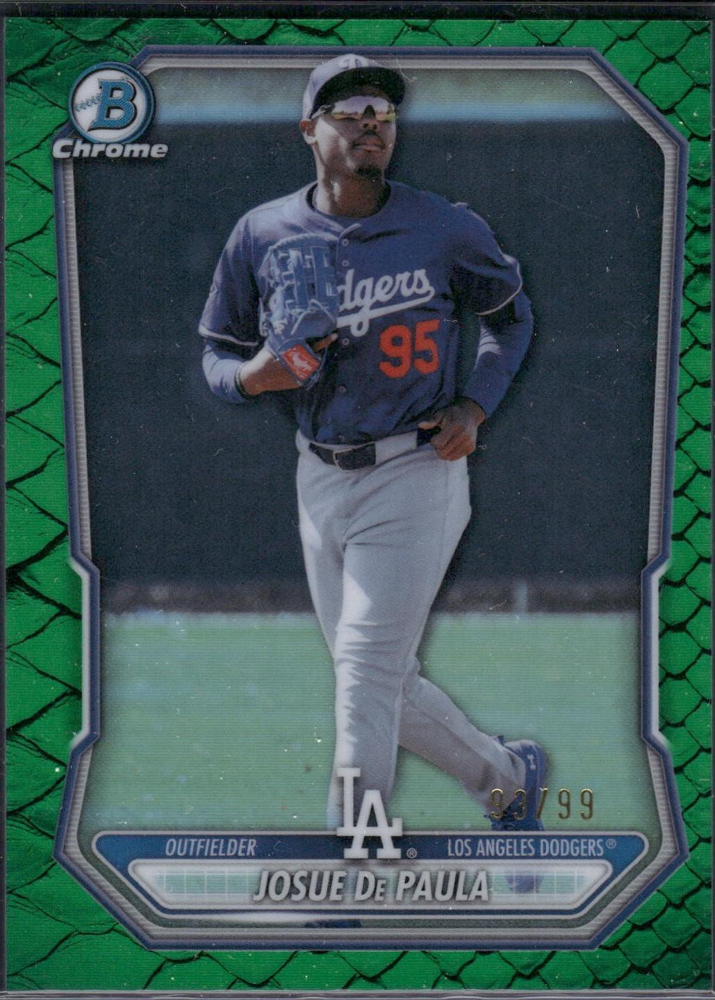 Josue De Paula [Green Reptilian Refractor] #BCP-83