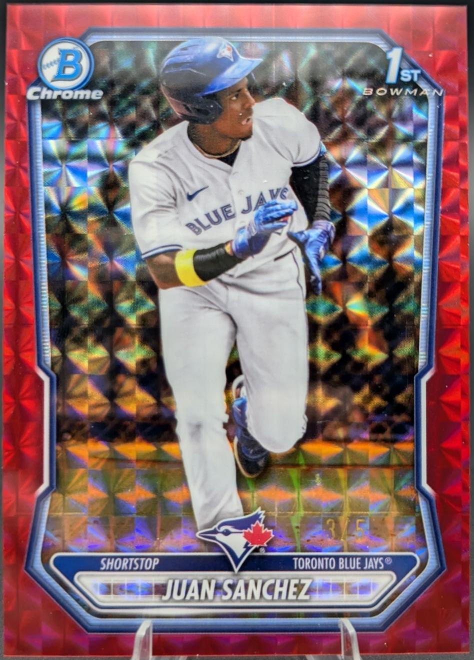 Juan Sanchez [Red Geometric Refractor] #BCP-25