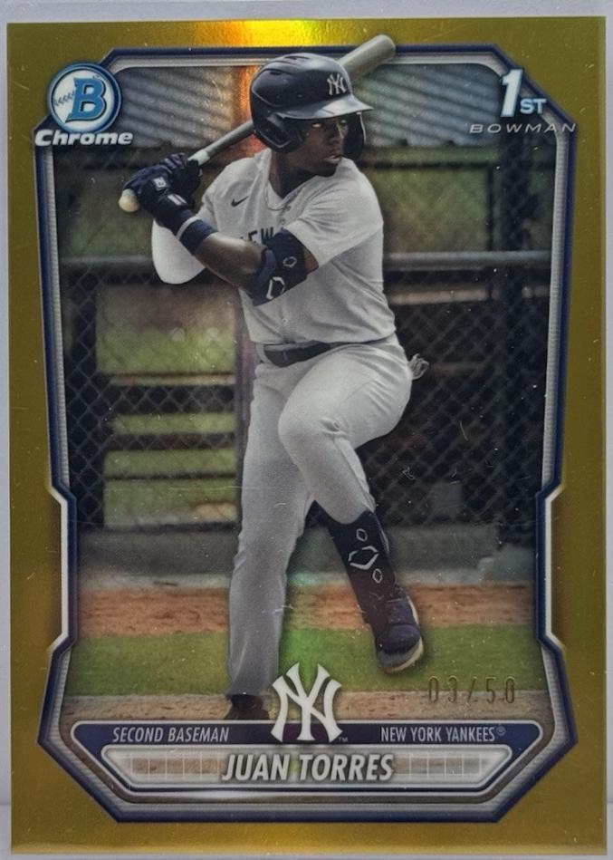 Juan Torres [Gold Refractor] #BCP-75