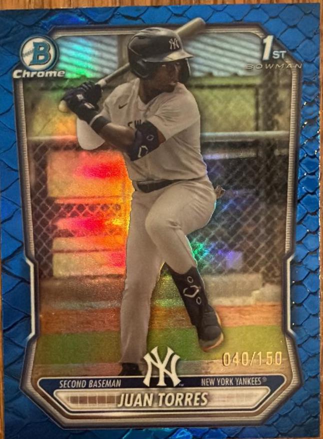 Juan Torres [Reptilian Blue Refractor] #BCP-75