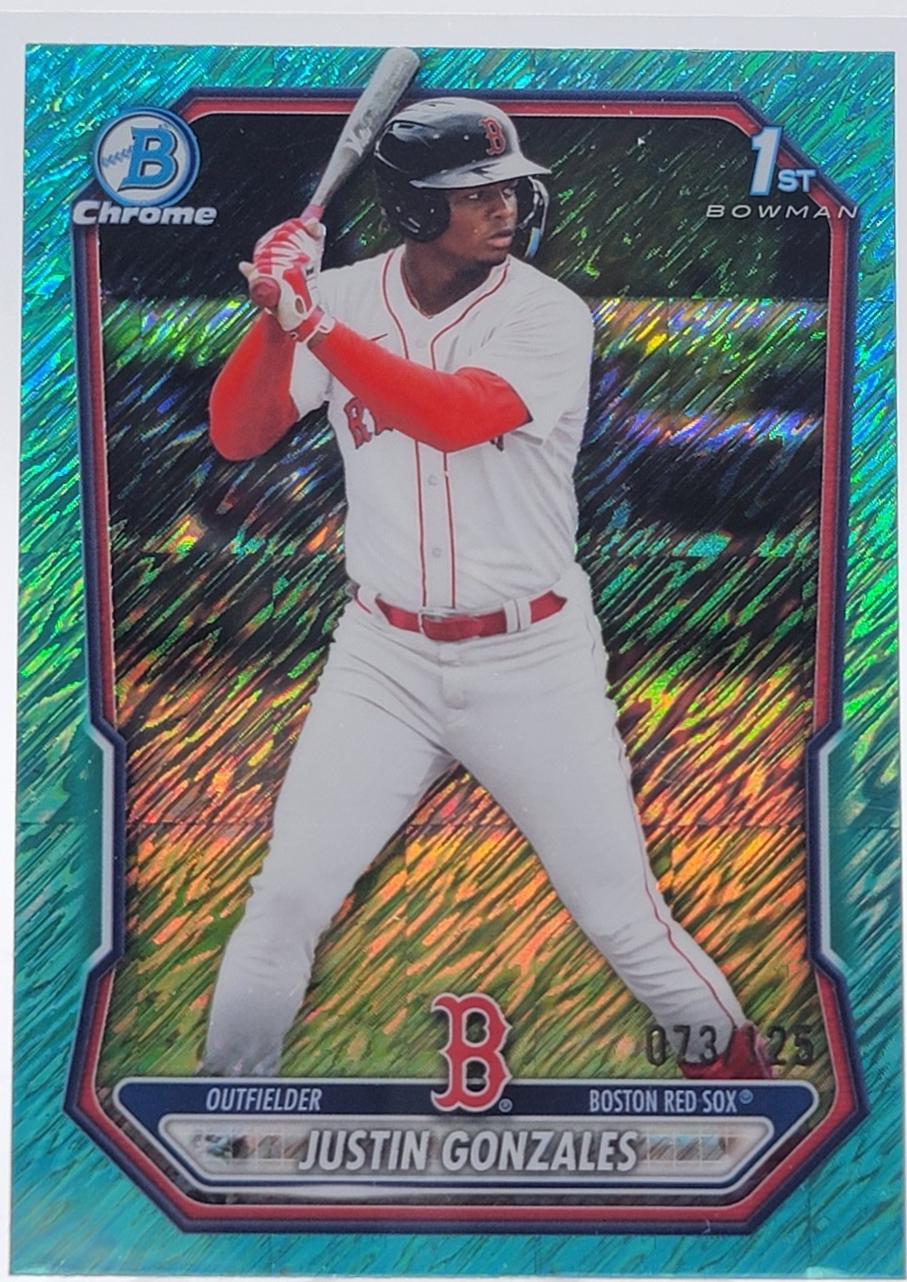 Justin Gonzales [Aqua Shimmer Refractor] #BCP-141
