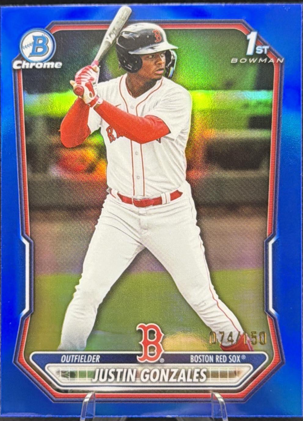 Justin Gonzales [Blue Refractor] #BCP-141