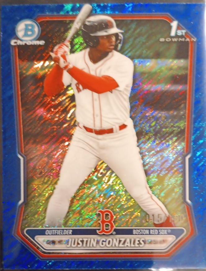 Justin Gonzales [Blue Shimmer Refractor] #BCP-141