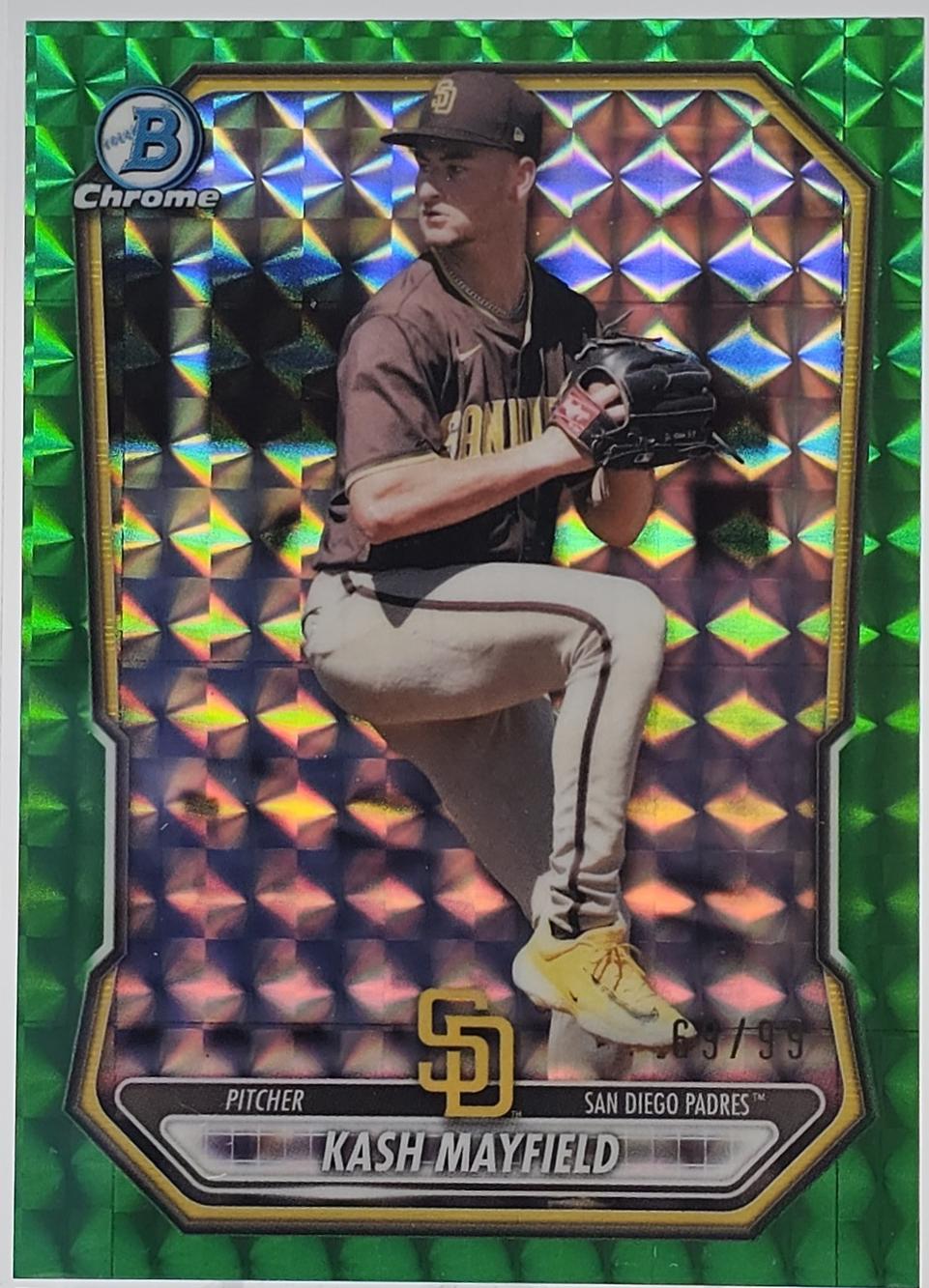 Kash Mayfield [Green Geometric Refractor] #BCP-70