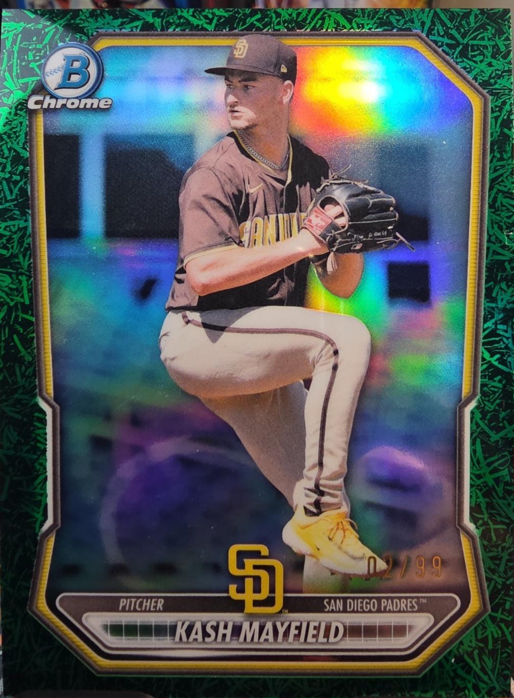 Kash Mayfield [Green Grass Refractor] #BCP-70
