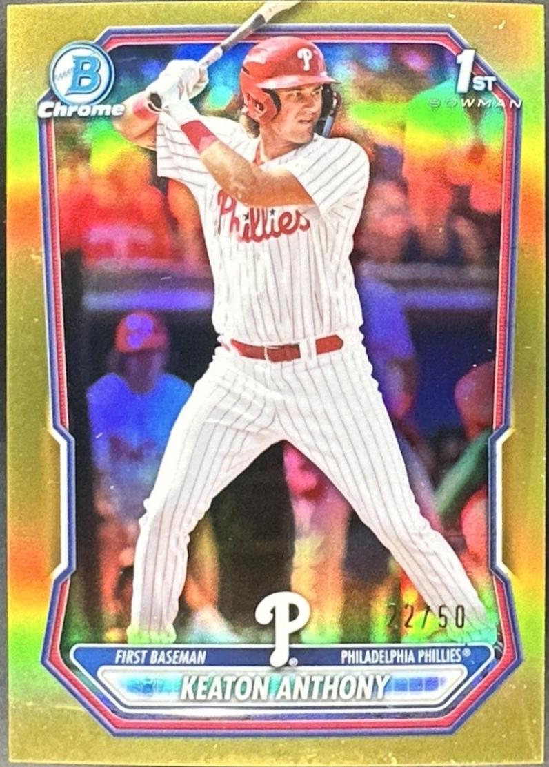 Keaton Anthony [Gold Refractor] #BCP-121