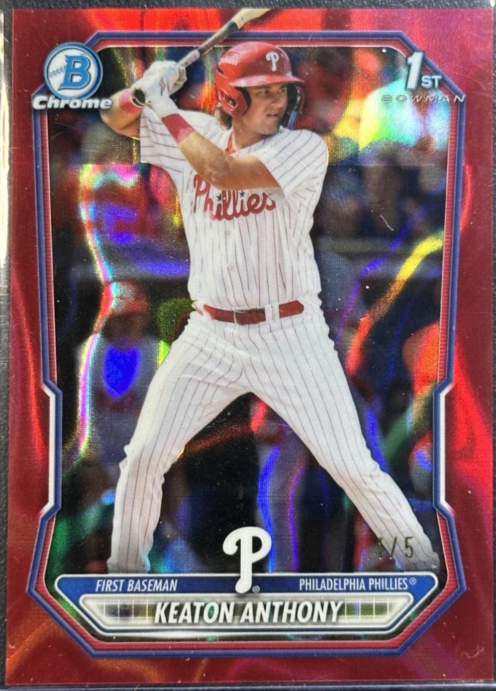 Keaton Anthony [Red Lava Refractor] #BCP-121