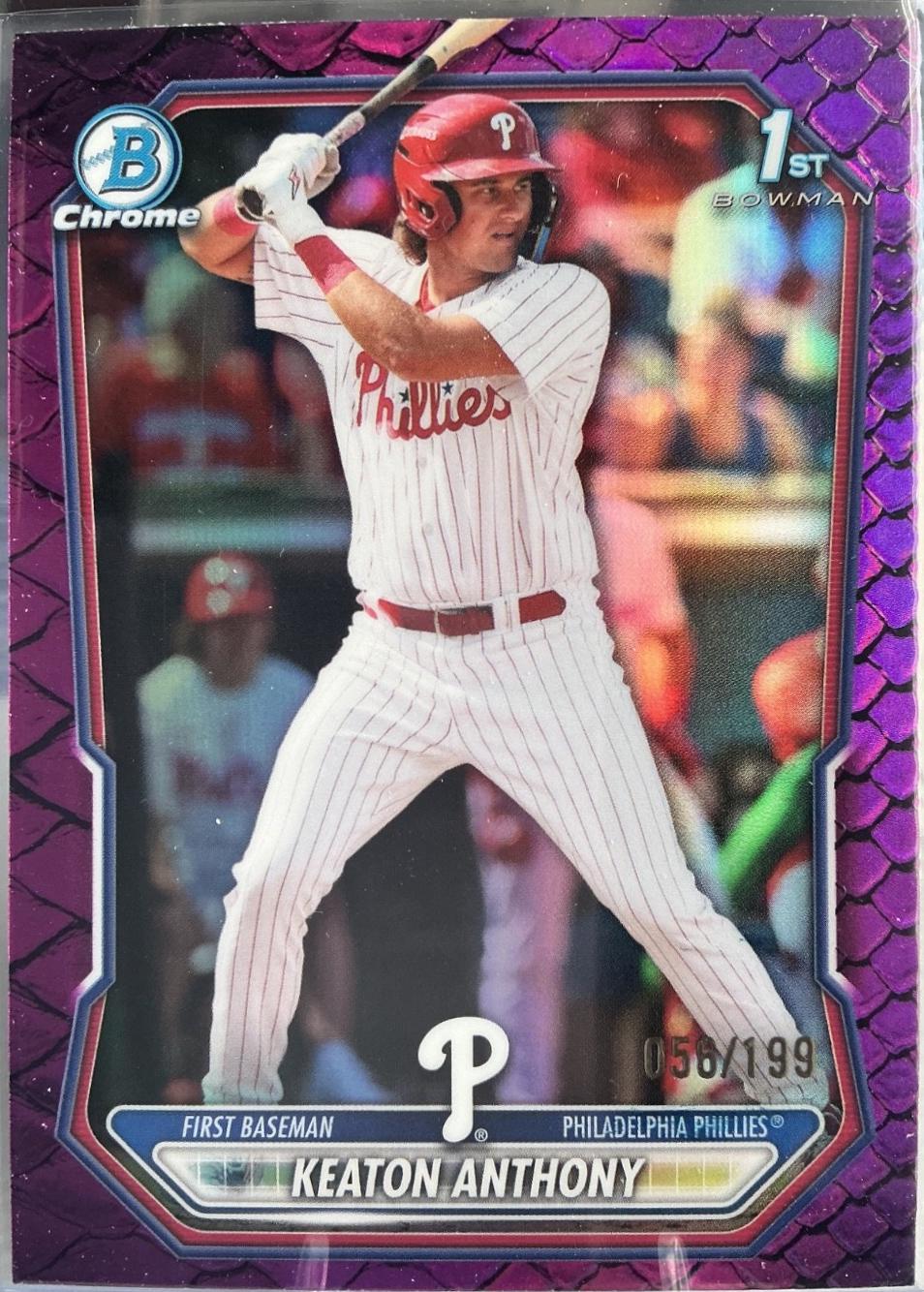 Keaton Anthony [Reptilian Fuchsia Refractor] #BCP-121
