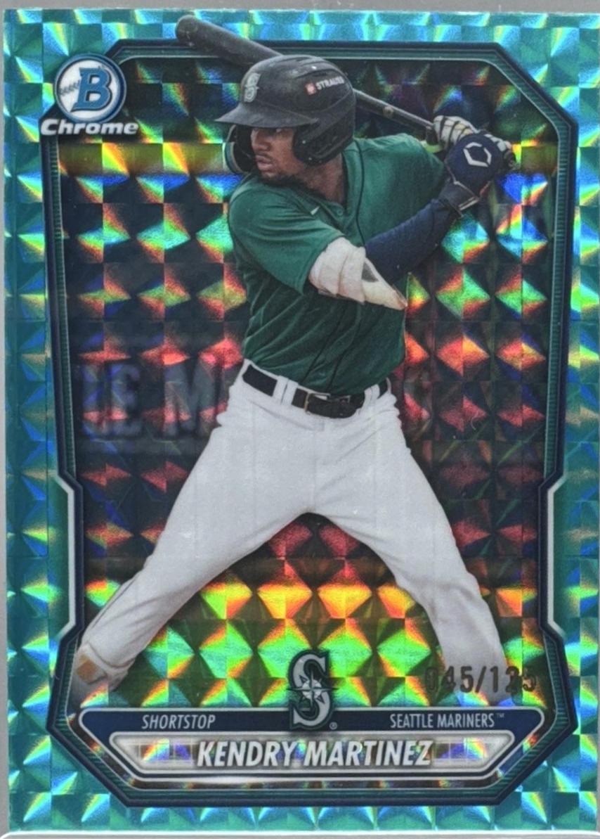 Kendry Martinez [Aqua Geometric Refractor] #BCP-89