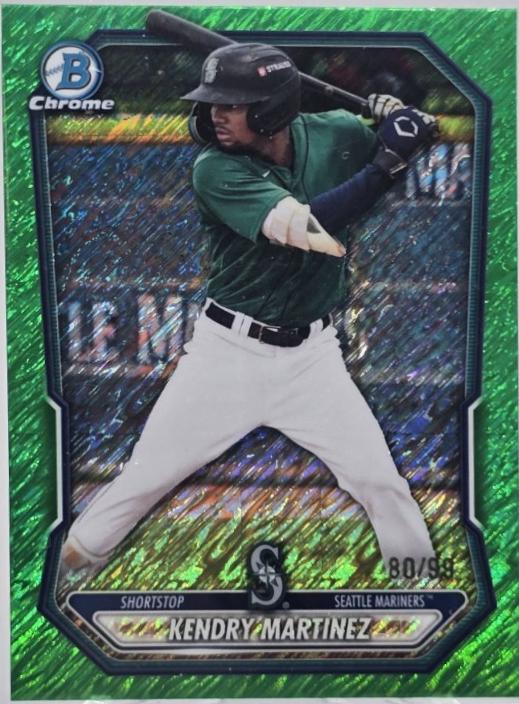 Kendry Martinez [Green Shimmer Refractor] #BCP-89