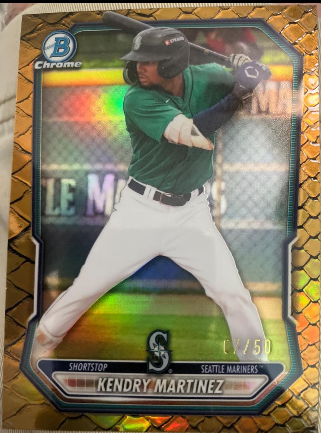 Kendry Martinez [Reptilian Gold Refractor] #BCP-89