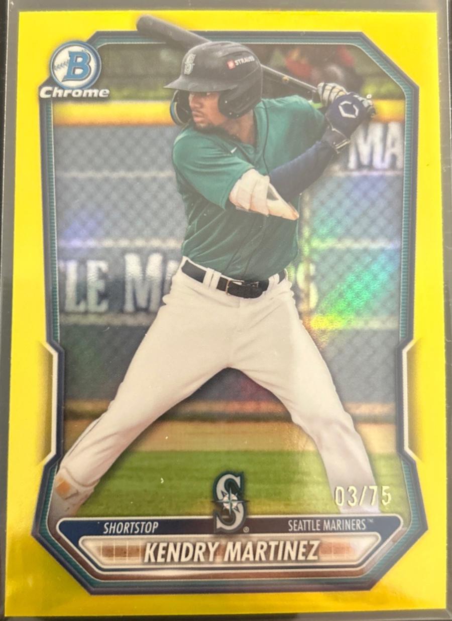 Kendry Martinez [Yellow X-Fractor] #BCP-89