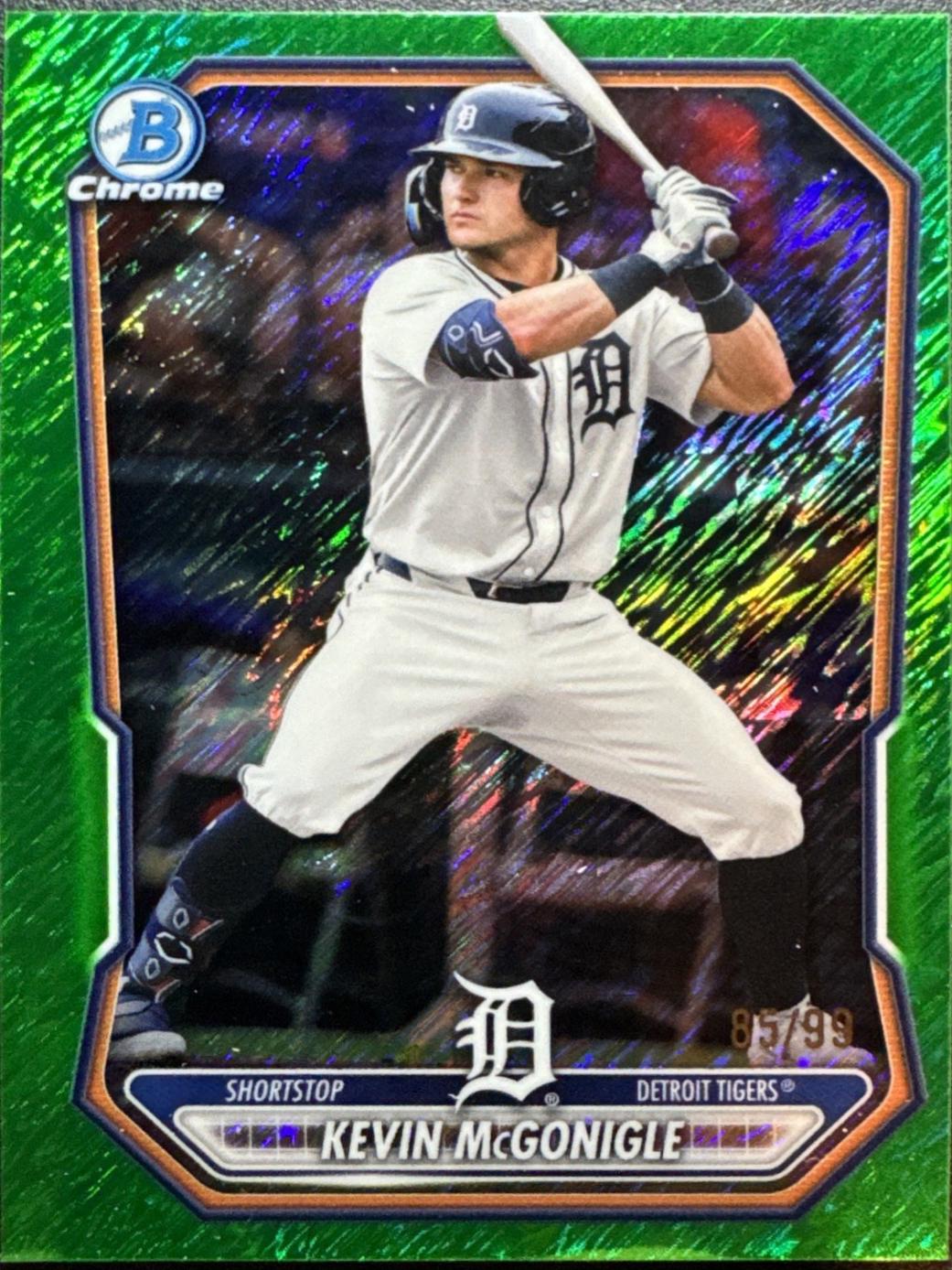 Kevin McGonigle [Green Shimmer Refractor] #BCP-145