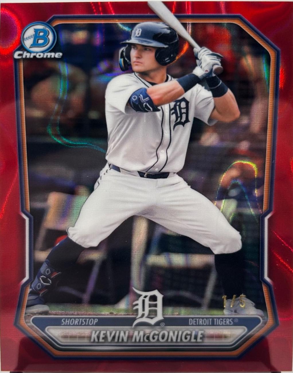 Kevin McGonigle [Red Lava Refractor] #BCP-145