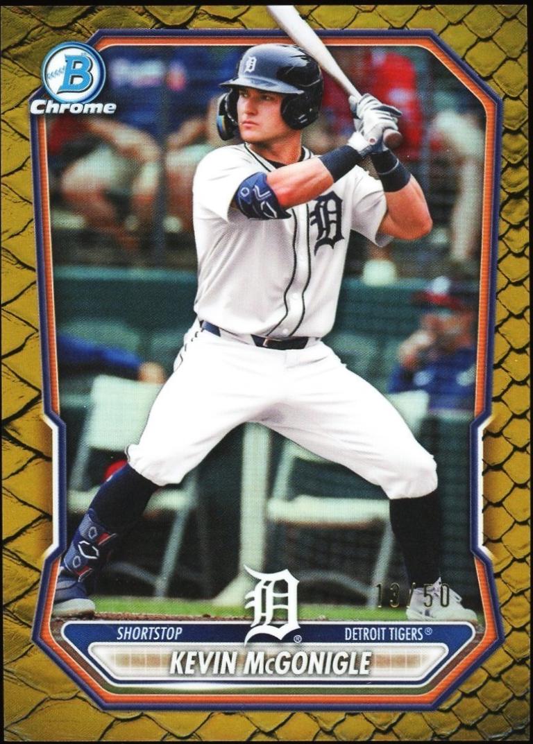 Kevin McGonigle [Reptilian Gold Refractor] #BCP-145