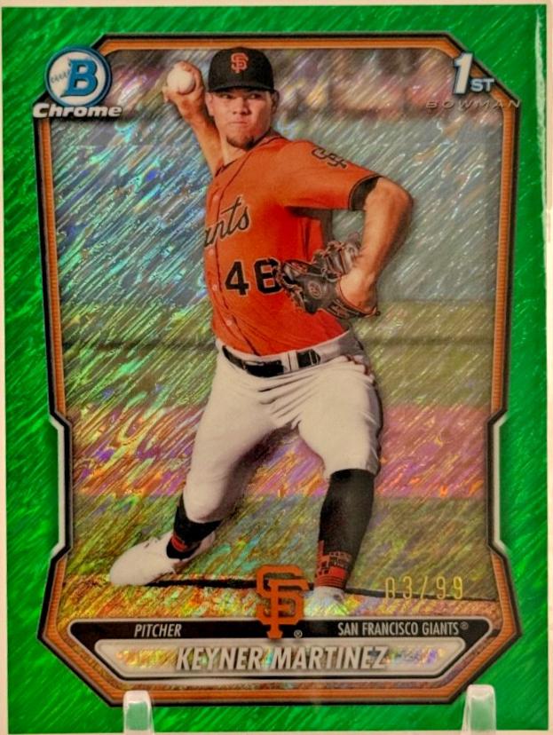 Keyner Martinez [Green Shimmer Refractor] #BCP-132