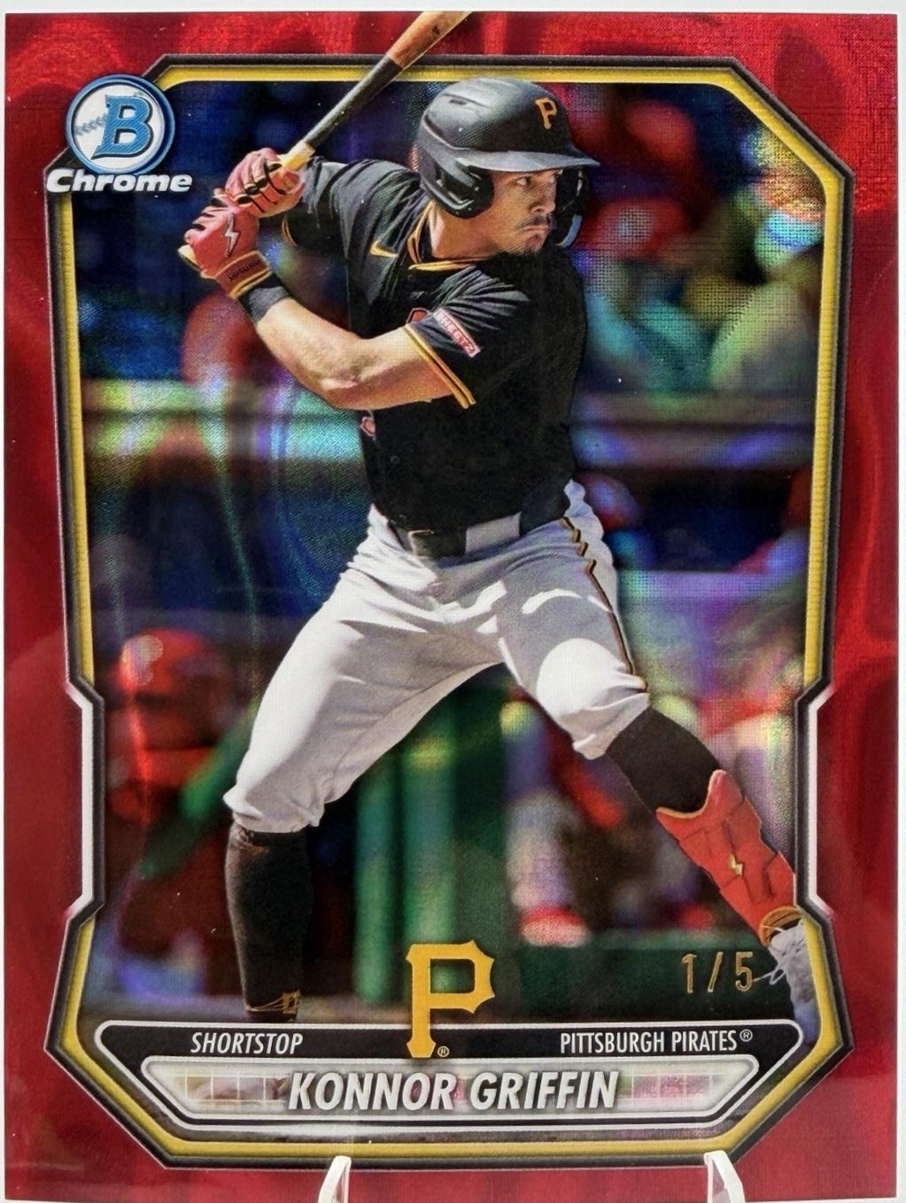Konnor Griffin [Red Lava Refractor] #BCP-92