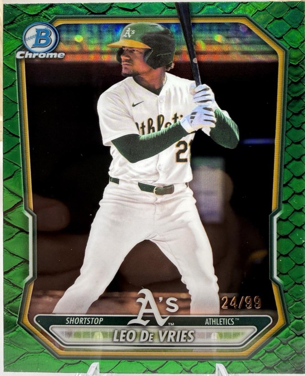 Leo De Vries [Green Reptilian Refractor] #BCP-63