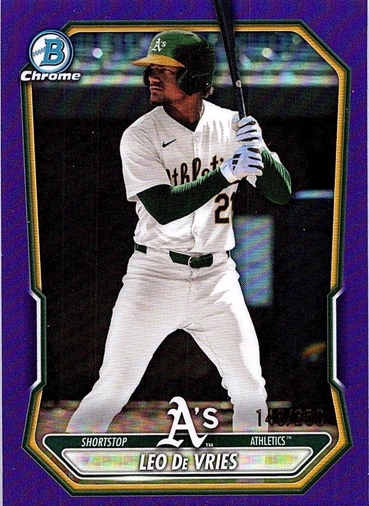 Leo De Vries [Purple Geometric Refractor] #BCP-63