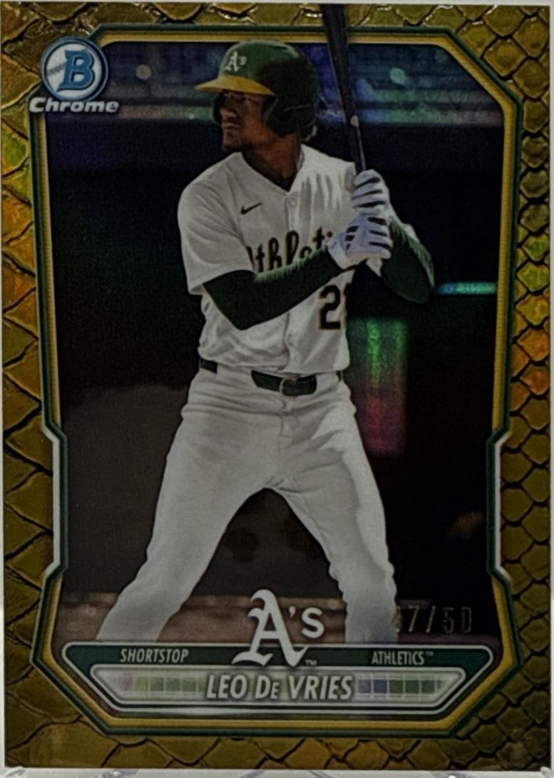 Leo De Vries [Reptilian Gold Refractor] #BCP-63