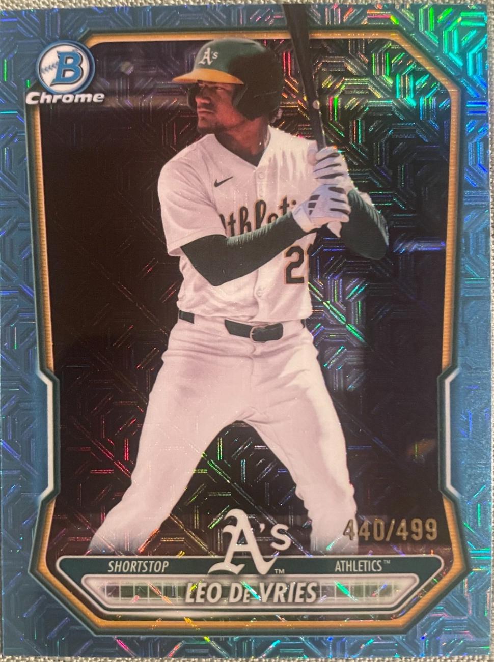 Leo De Vries [Sky Blue Mojo Refractor] #BCP-63