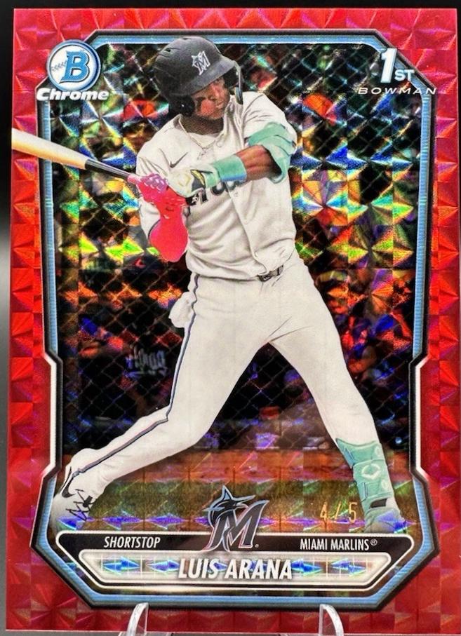 Luis Arana [Red Geometric Refractor] #BCP-72