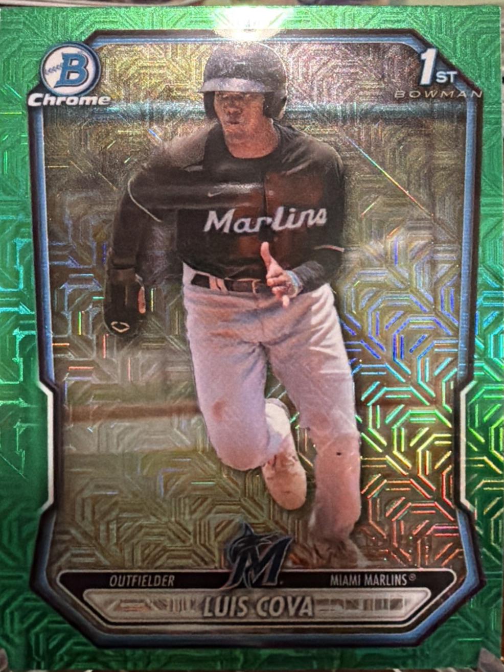 Luis Cova [Green Mojo Refractor] #BCP-38