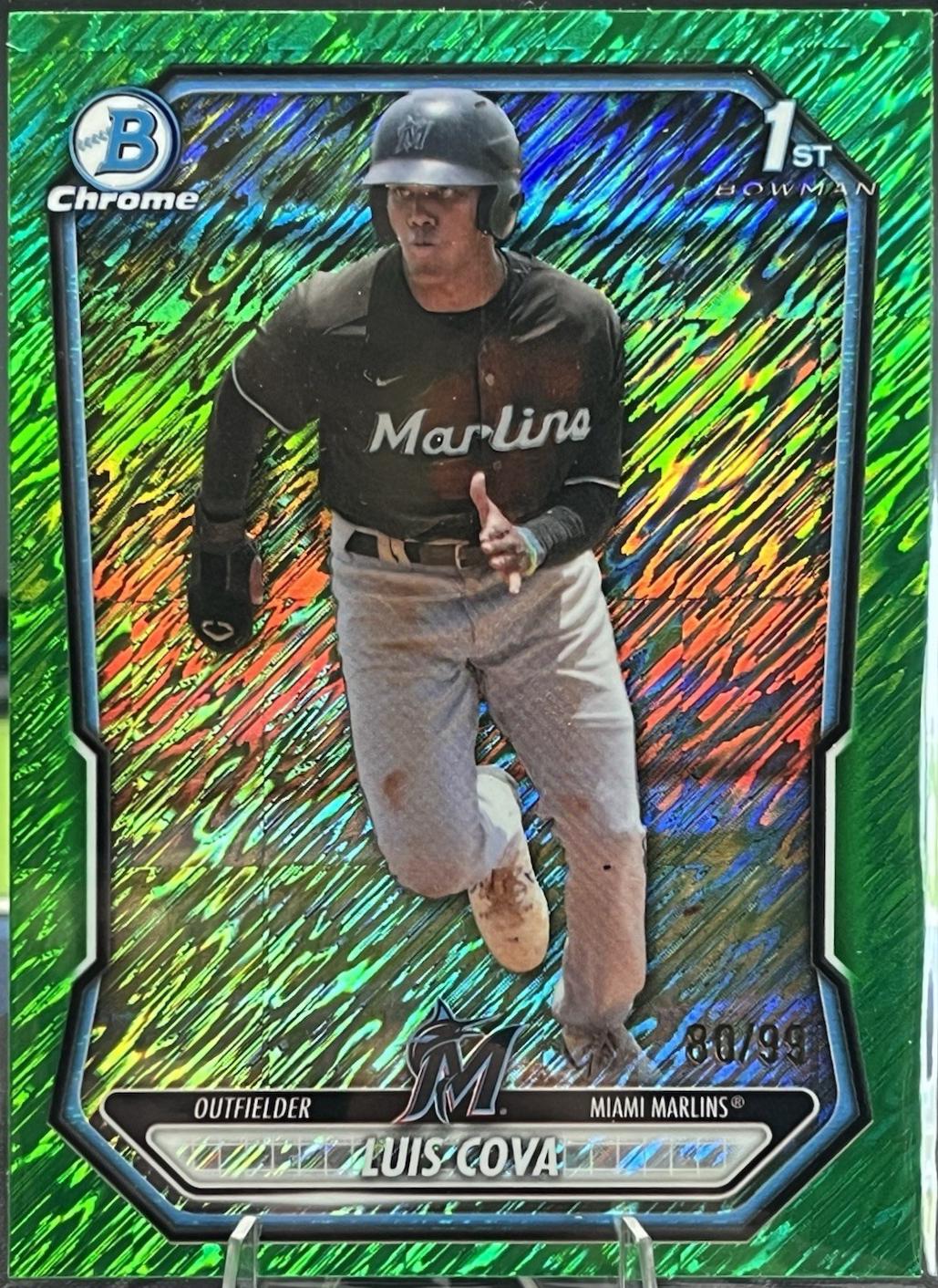 Luis Cova [Green Shimmer Refractor] #BCP-38