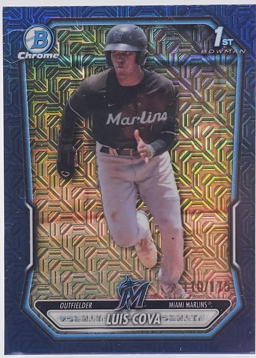 Luis Cova [Navy Mojo Refractor] #BCP-38