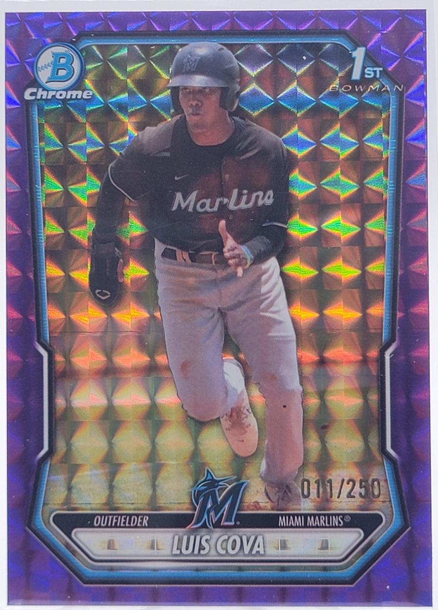 Luis Cova [Purple Geometric Refractor] #BCP-38