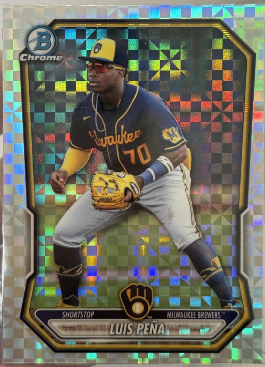 Luis Pena [Aqua X-Fractor Refractor] #BCP-120