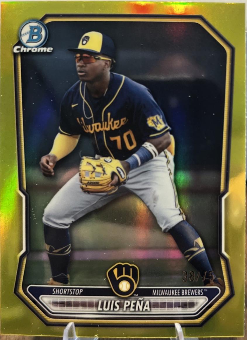 Luis Pena [Gold Refractor] #BCP-120