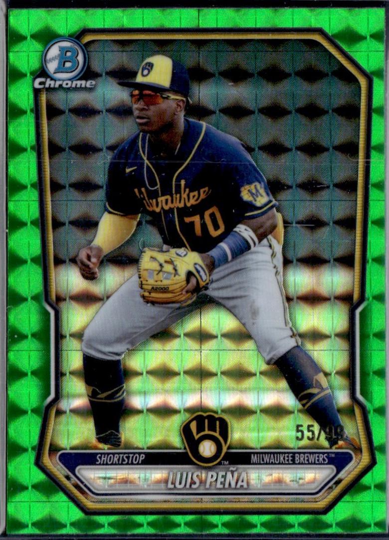 Luis Pena [Green Geometric Refractor] #BCP-120