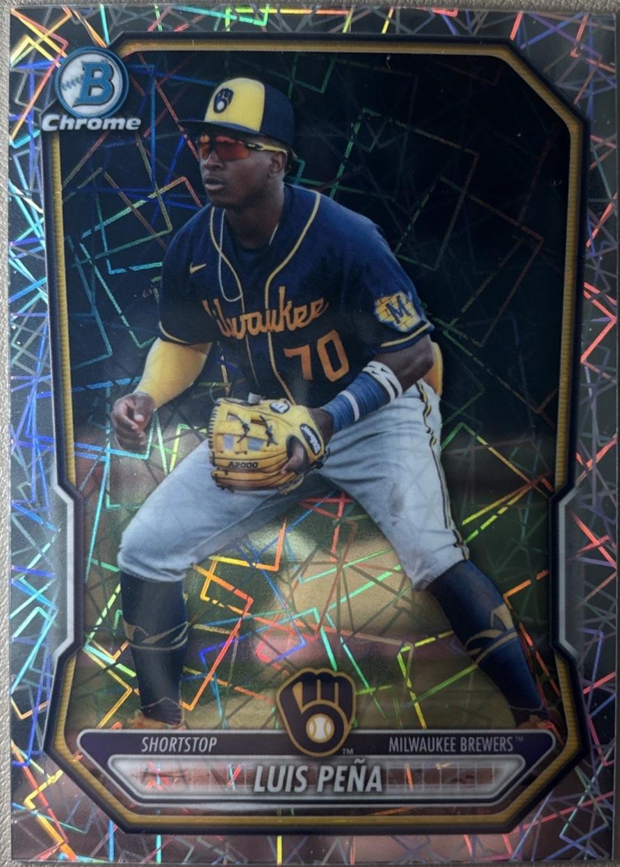 Luis Pena [Lazer Refractor] #BCP-120