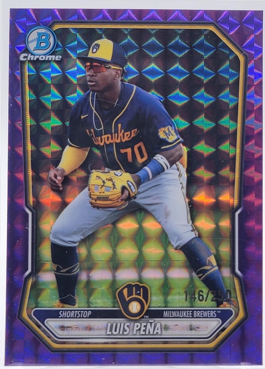 Luis Pena [Purple Geometric Refractor] #BCP-120