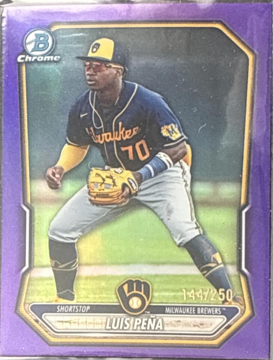 Luis Pena [Purple Refractor] #BCP-120