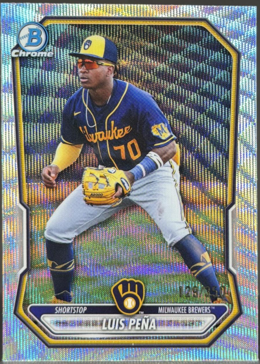 Luis Pena [Wave Refractor] #BCP-120