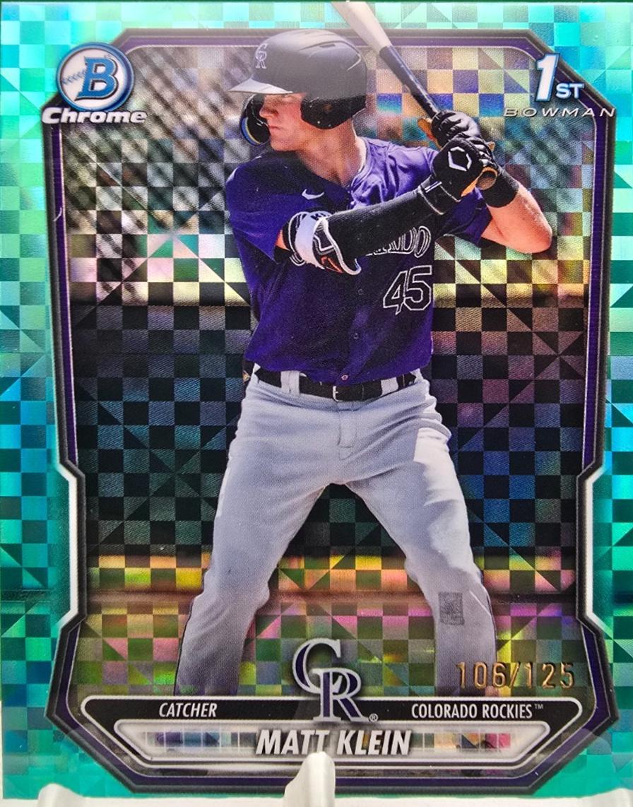 Matt Klein [Aqua X-Fractor Refractor] #BCP-146