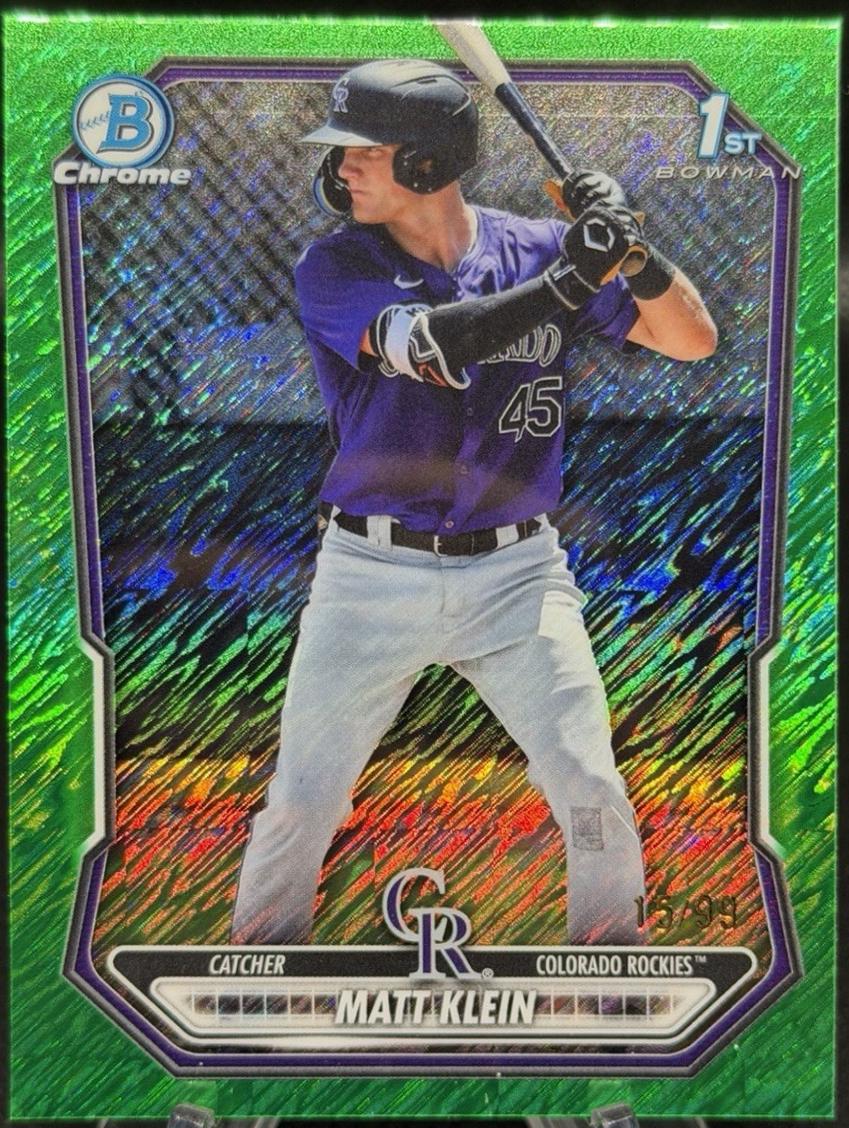 Matt Klein [Green Shimmer Refractor] #BCP-146
