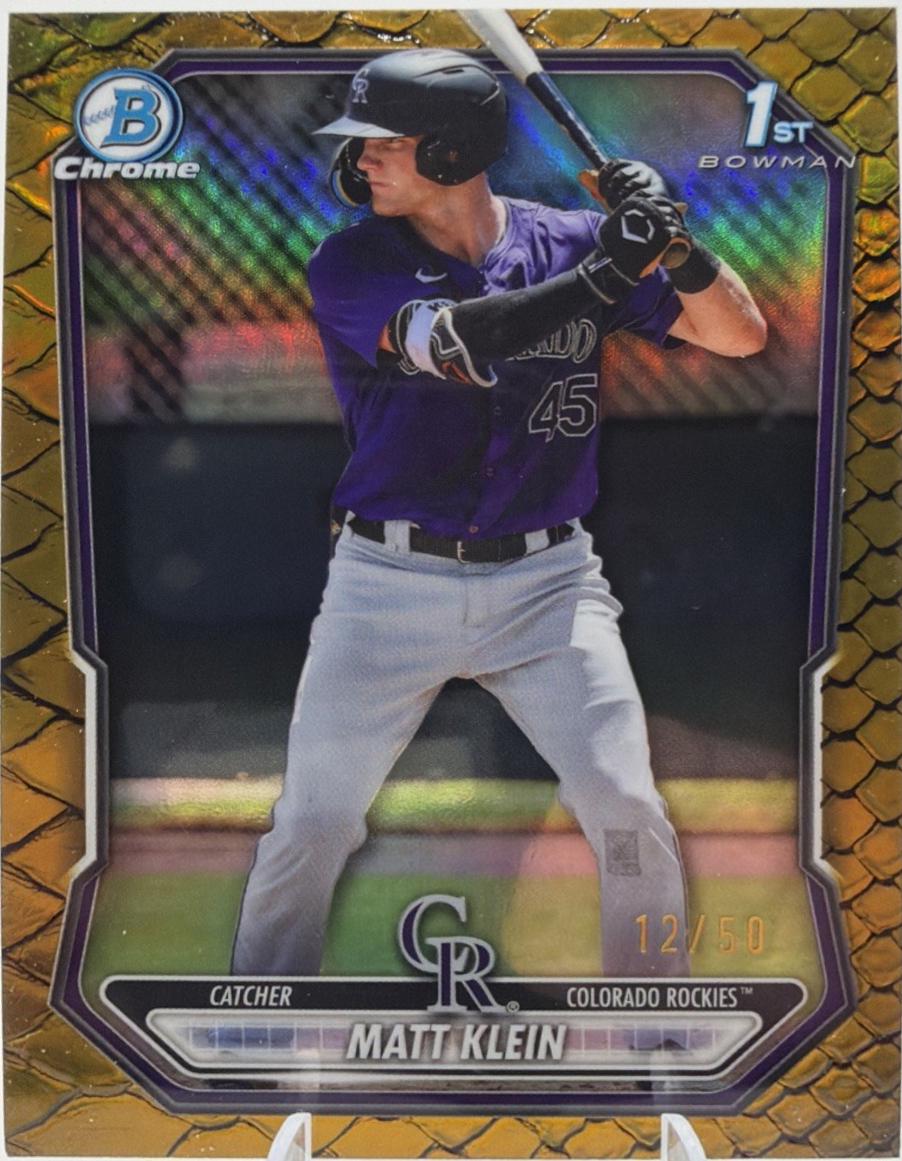 Matt Klein [Reptilian Gold Refractor] #BCP-146