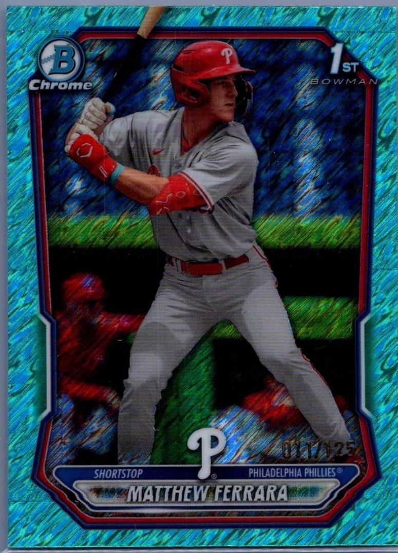 Matthew Ferrara [Aqua Shimmer Refractor] #BCP-110