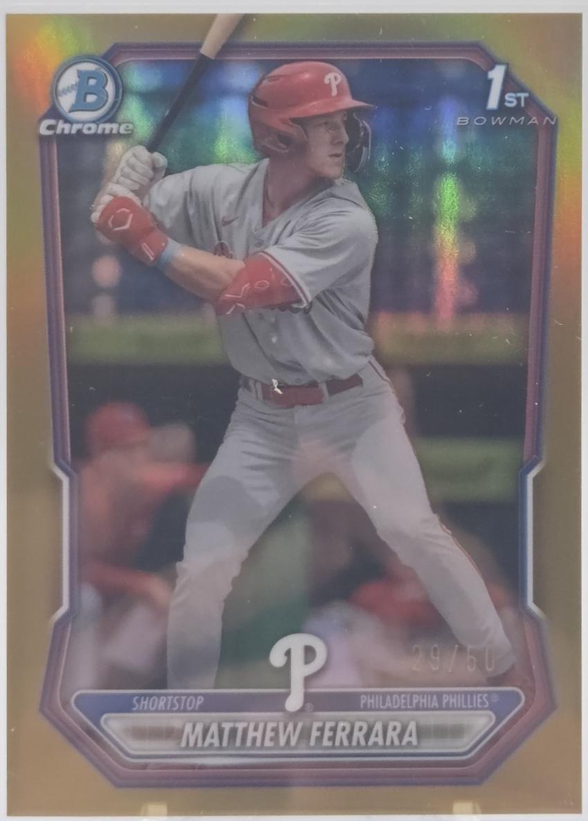 Matthew Ferrara [Gold Refractor] #BCP-110