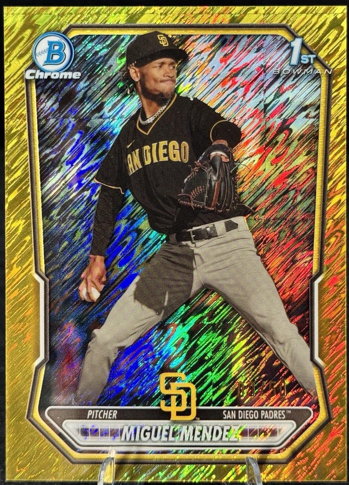 Miguel Mendez [Gold Shimmer Refractor] #BCP-107