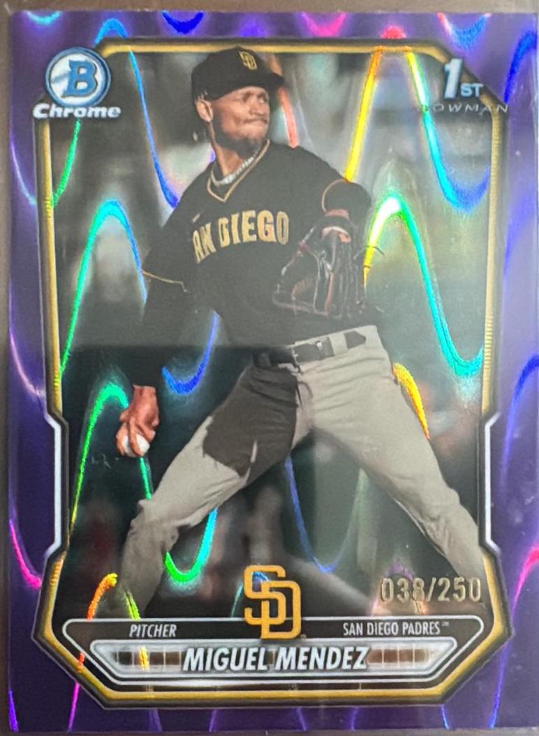 Miguel Mendez [Purple RayWave Refractor] #BCP-107