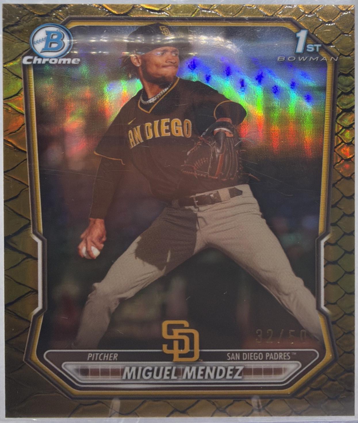 Miguel Mendez [Reptilian Gold Refractor] #BCP-107