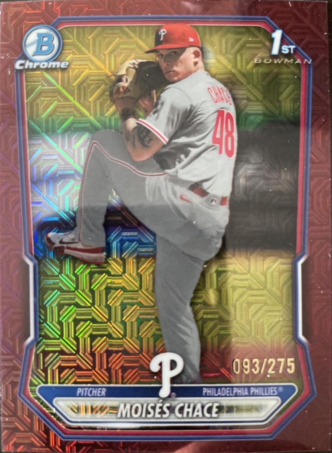 Moises Chace [Burgundy Mojo Refractor] #BCP-36