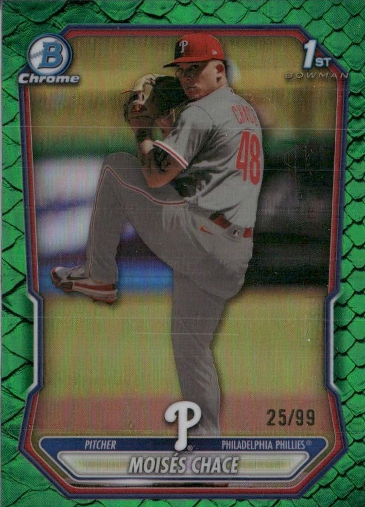 Moises Chace [Green Reptilian Refractor] #BCP-36
