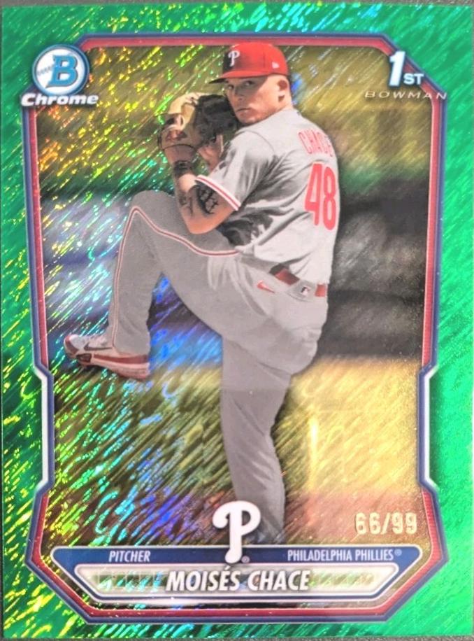 Moises Chace [Green Shimmer Refractor] #BCP-36