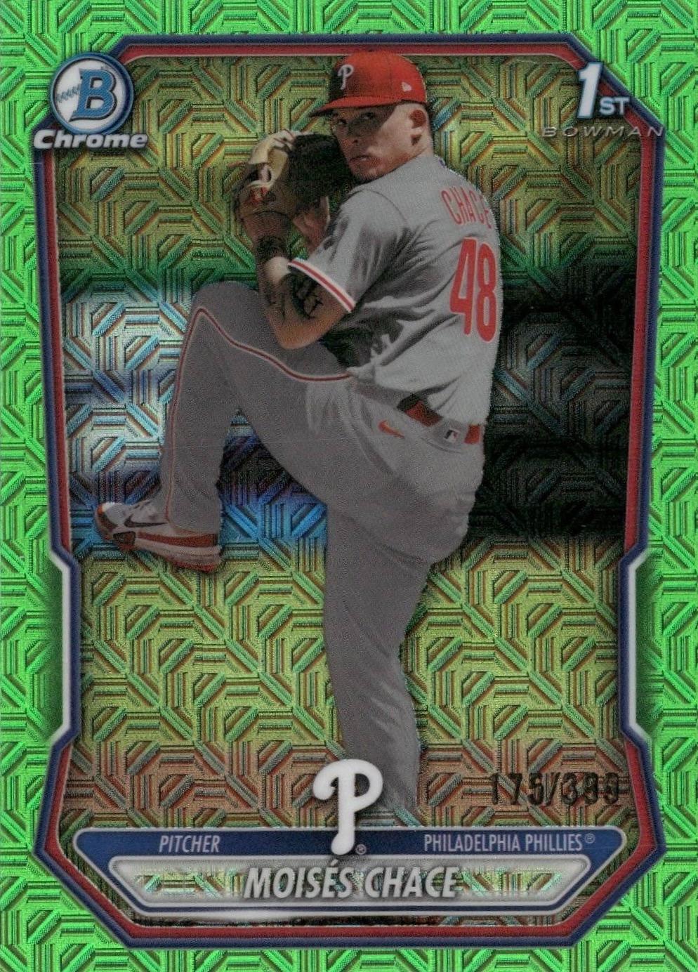 Moises Chace [Neon Green Mojo Refractor] #BCP-36