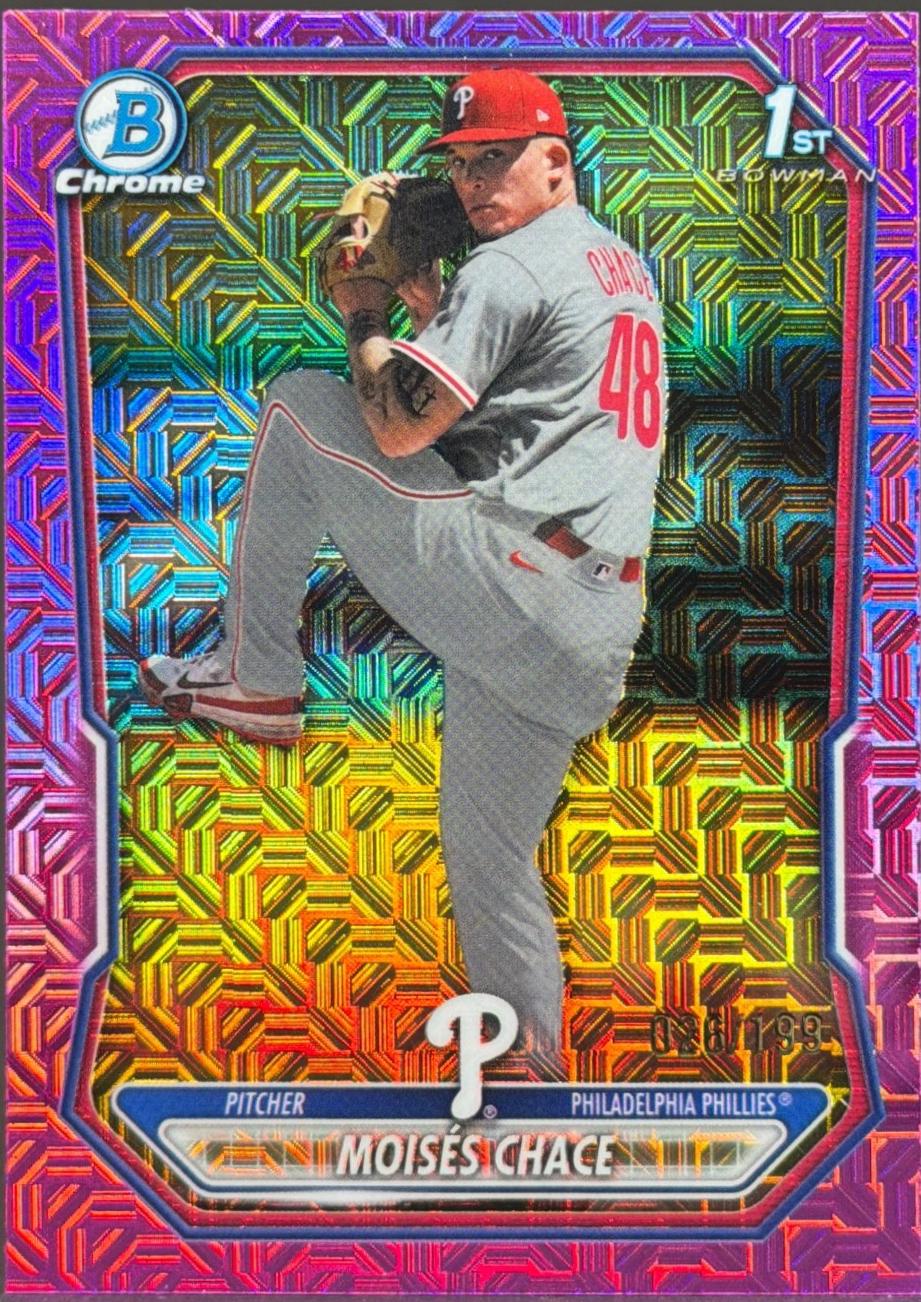 Moises Chace [Pink Mojo Refractor] #BCP-36